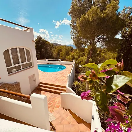 Villa Ibiza Dream Denia, Seaview, Pool, Bbq, Airco, Wifi